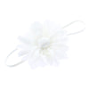 White Baby/Toddler Satin Petal Flower Skinny Headband | My Lello - 2