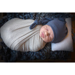 Baby Long Knotted Tail Cotton Beanie Hat