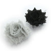 Gray/Black Shabby Rose Baby Hair Flower Clip Pair | My Lello - 18