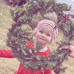 Baby Long Knotted Tail Cotton Beanie Hat