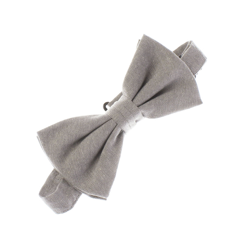 Adult Chambray Adjustable Pre-Tied Bow Tie