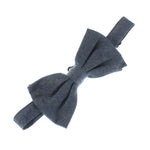 Adult Chambray Adjustable Pre-Tied Bow Tie