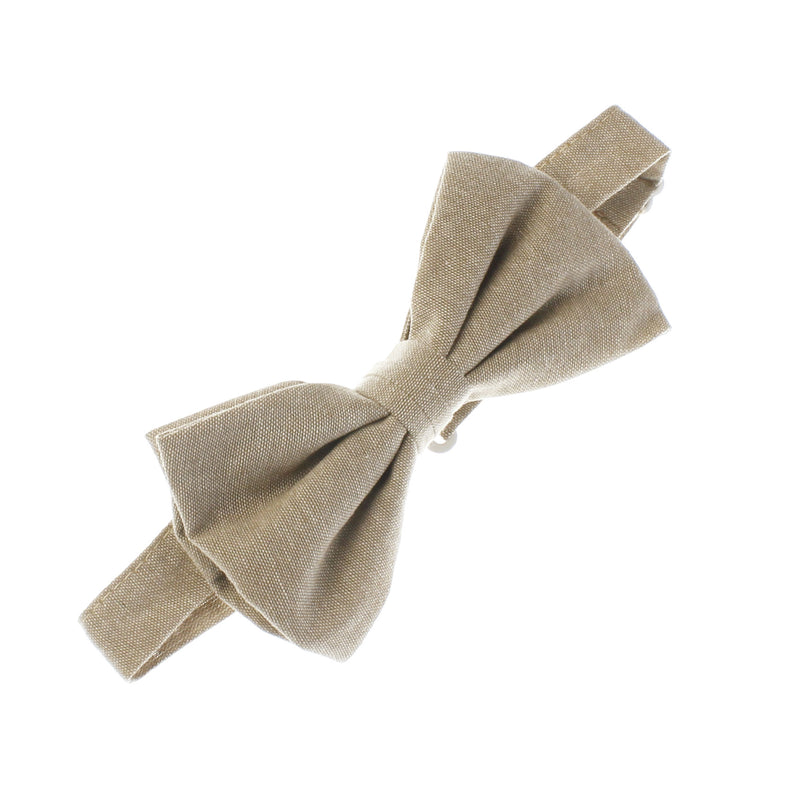 Adult Chambray Adjustable Pre-Tied Bow Tie