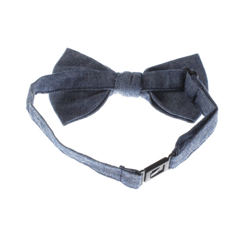 Child Chambray Adjustable Pre-Tied Bow Tie