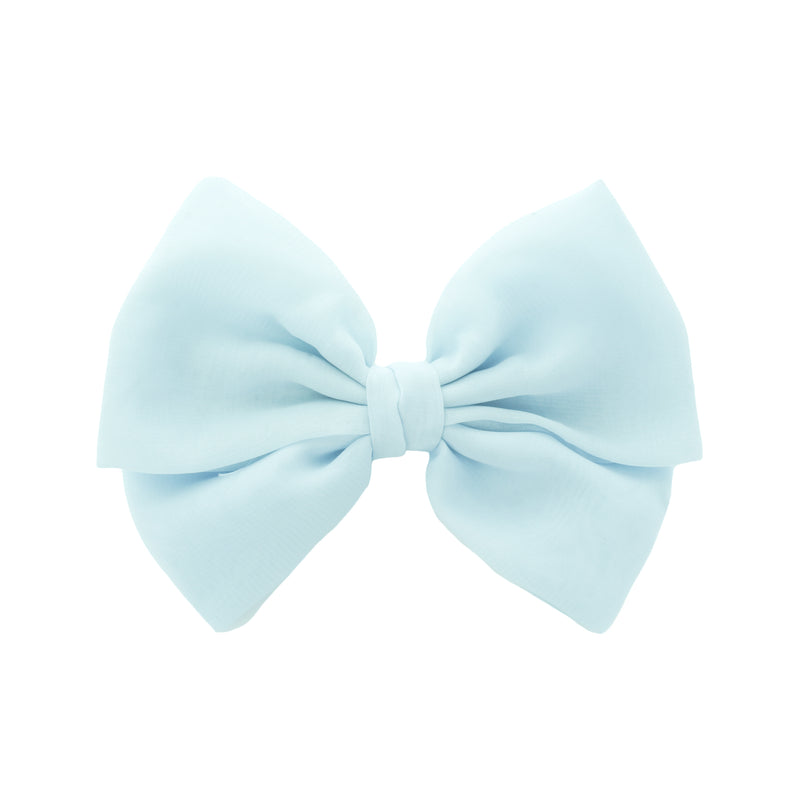 Chiffon Fabric Hair-Bow