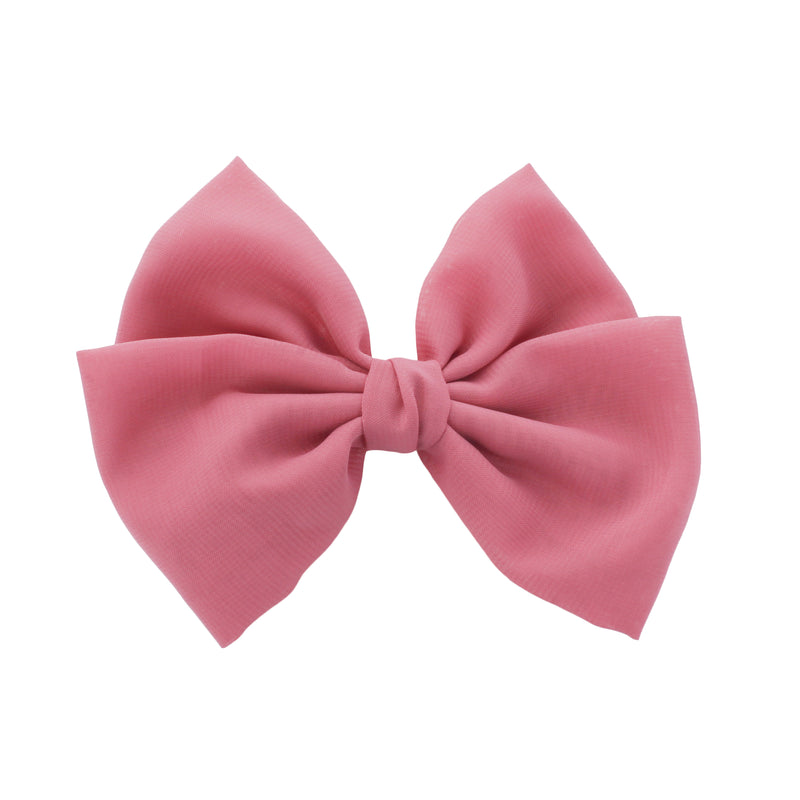 Chiffon Fabric Hair-Bow