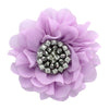 Light Lavender Chiffon Jewelled Hair Flower Clip | My Lello - 11