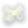 Ivory Petite Lace Baby Hair Clippie | My Lello - 8