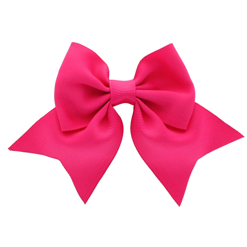 Shocking Pink Classic Boutique Hair-Bow | My Lello - 6