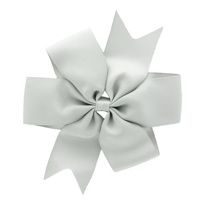 Gray Large Pinwheel Hair-Bow | My Lello - 5