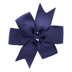 Navy Large Pinwheel Hair-Bow | My Lello - 14