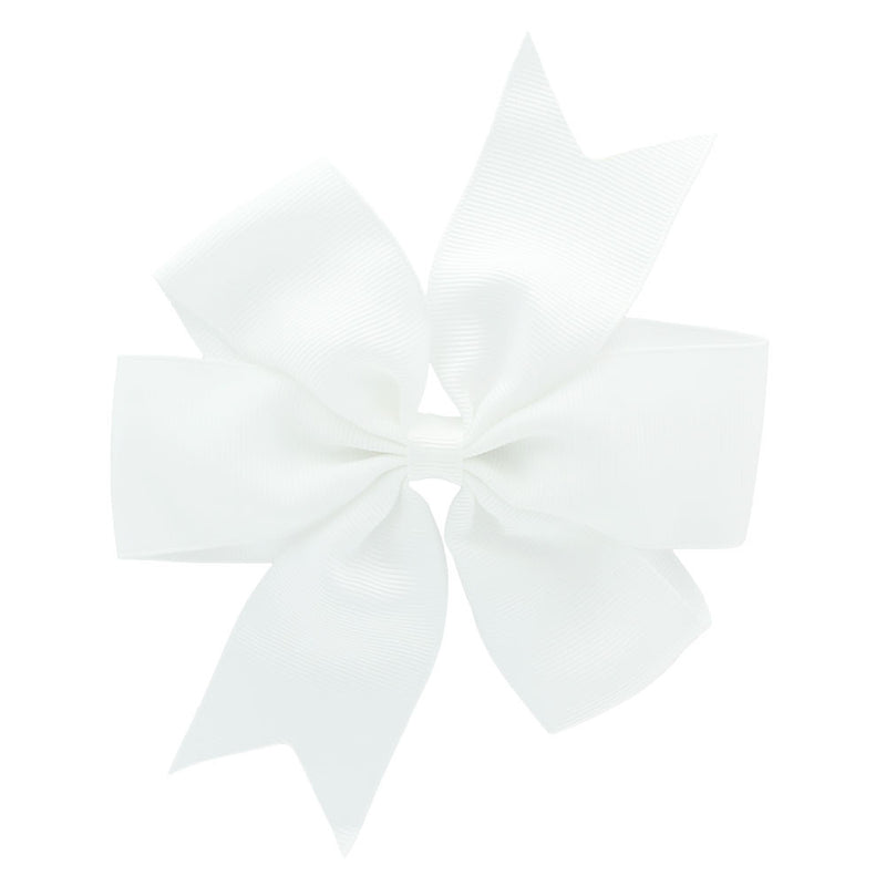 White Large Pinwheel Hair-Bow | My Lello - 4