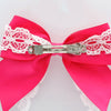  Satin/Lace Tails Down Hair-Bow | My Lello - 2