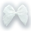 White Satin/Lace Tails Down Hair-Bow | My Lello - 3