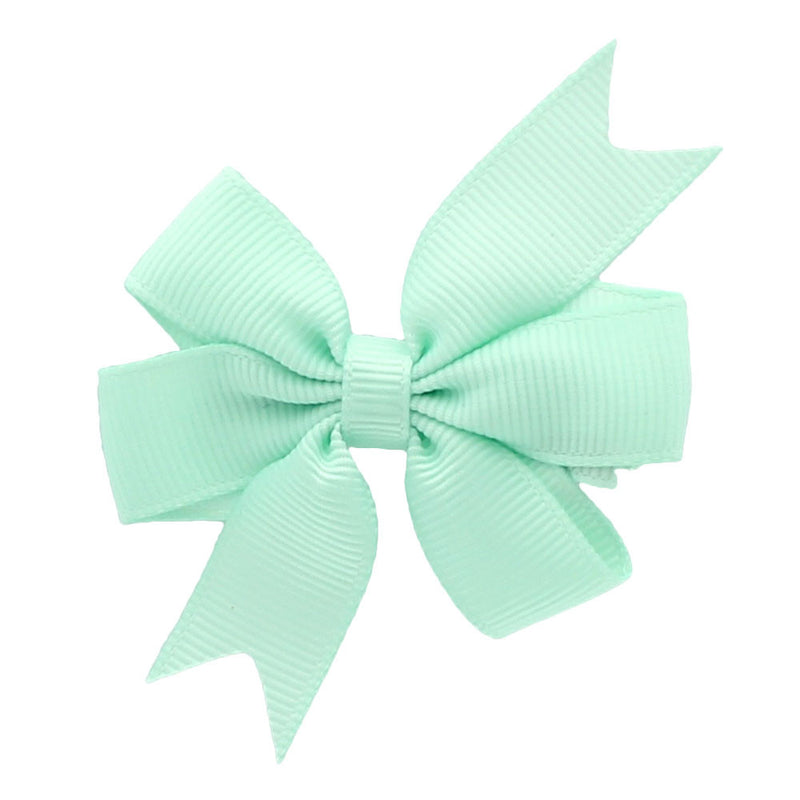 Seafoam Small Pinwheel Hair-Bow | My Lello - 11