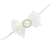 Ivory Lace/Pearl Bow Baby Headband | My Lello - 10