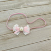  Lace/Pearl Bow Baby Headband | My Lello - 1