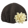 Brown/Ivory Baby Kufi Crochet Beanie Hat | My Lello - 17