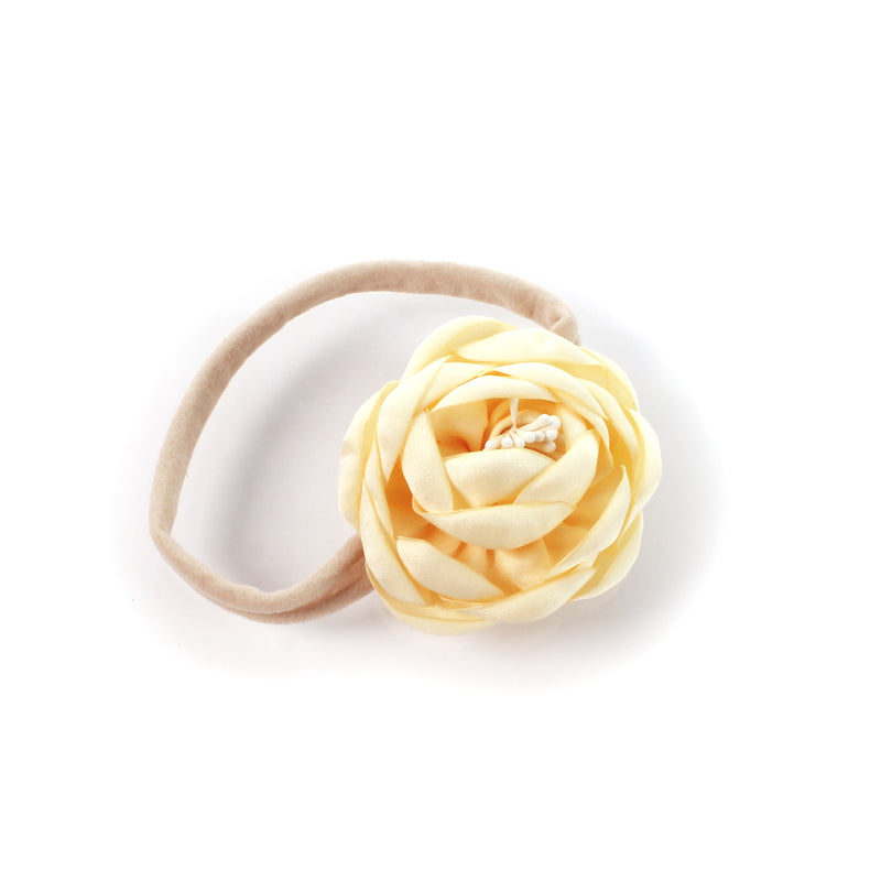 Small Ranunculus Flower Headband Baby-Child