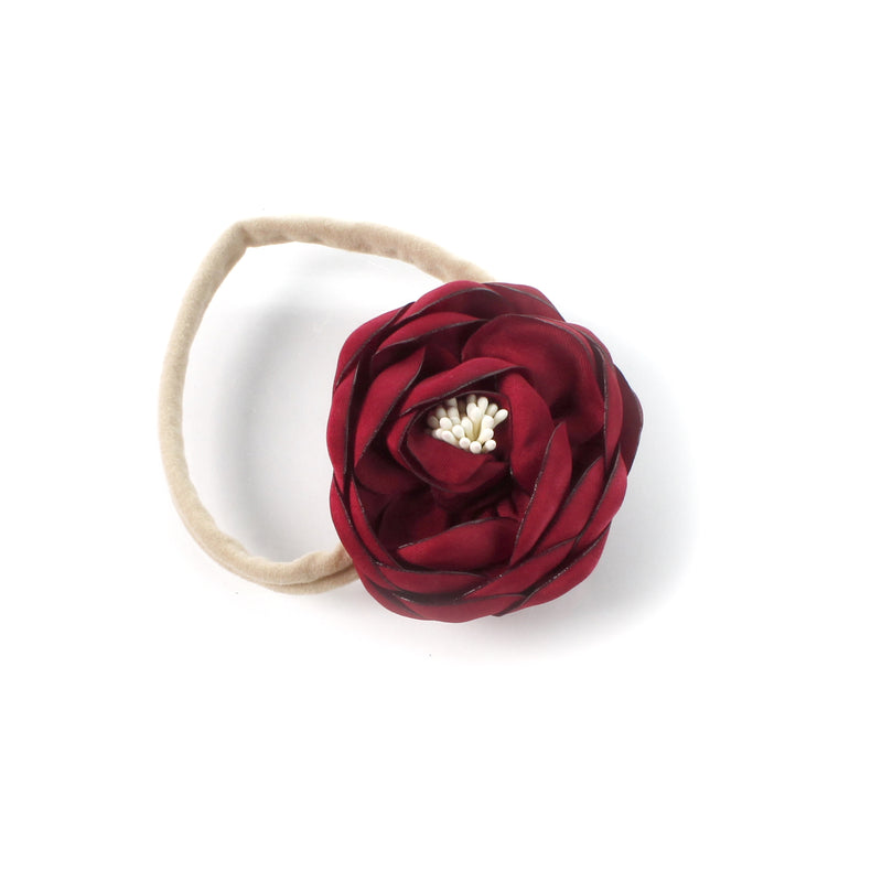 Small Ranunculus Flower Headband Baby-Child