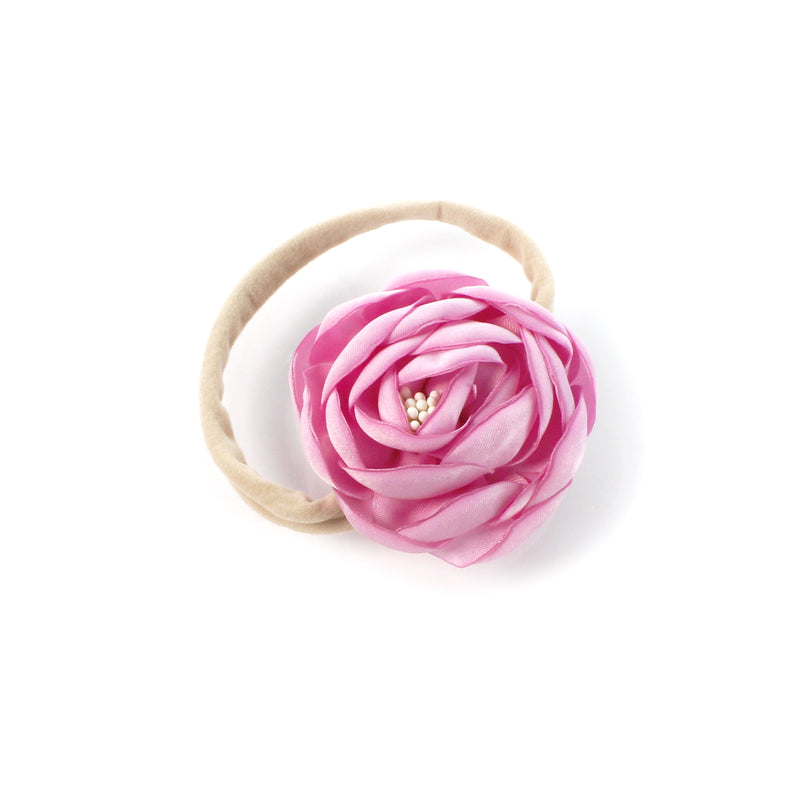 Small Ranunculus Flower Headband Baby-Child