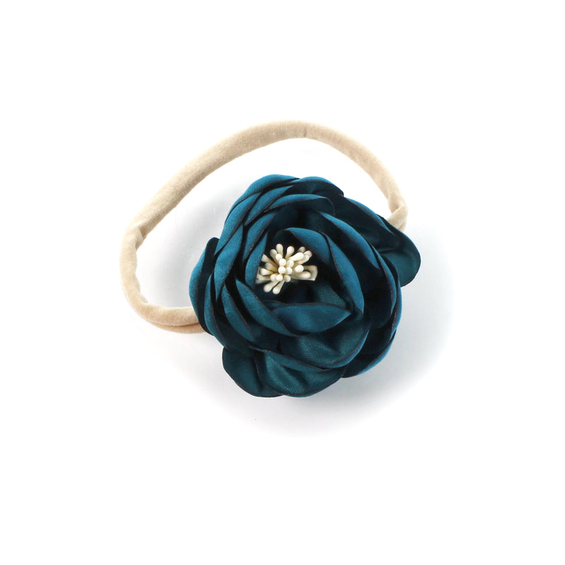 Small Ranunculus Flower Headband Baby-Child