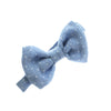 Baby Printed Denim Adjustable Pre-Tied Bow Tie