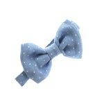 Baby Printed Denim Adjustable Pre-Tied Bow Tie