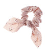 Printed Knotted Tails Hair Scrunchie