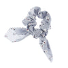 Printed Knotted Tails Hair Scrunchie