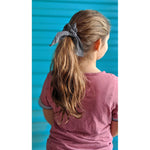 Printed Knotted Tails Hair Scrunchie