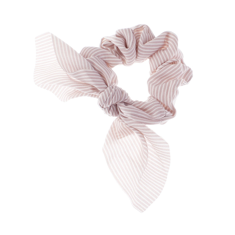Printed Knotted Tails Hair Scrunchie