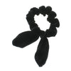 Velvet Knotted Bunny Ear Hair Scrunchie