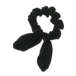 Velvet Knotted Bunny Ear Hair Scrunchie