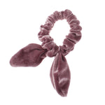 Velvet Knotted Bunny Ear Hair Scrunchie