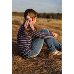 Printed Long Tail Bow Hair Scrunchie