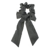 Printed Long Tail Bow Hair Scrunchie