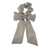 Printed Long Tail Bow Hair Scrunchie