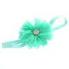 Aqua Baby Frayed Ballerina Flower Headband | My Lello - 11
