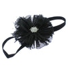 Black Baby Frayed Ballerina Flower Headband | My Lello - 4