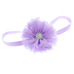 Light Lavender Baby Frayed Ballerina Flower Headband | My Lello - 14