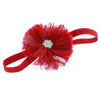 Red Baby Frayed Ballerina Flower Headband | My Lello - 9