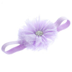 Girls Frayed Ballerina Flower Headband
