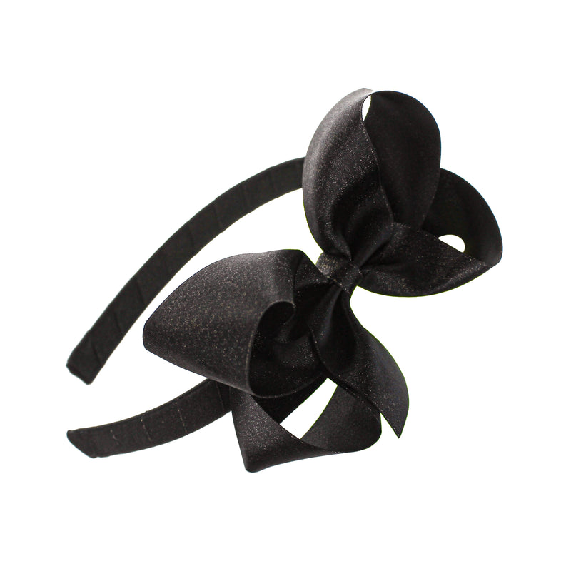 Girls Shimmer Bow Headband