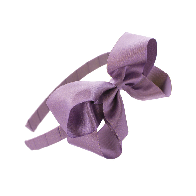 Girls Shimmer Bow Headband