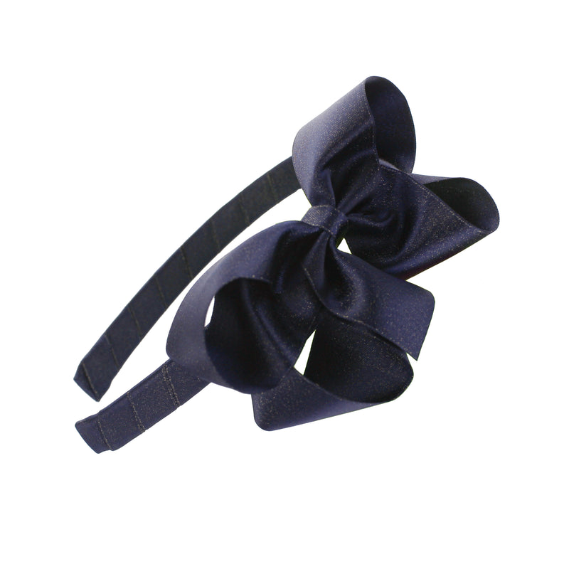 Girls Shimmer Bow Headband