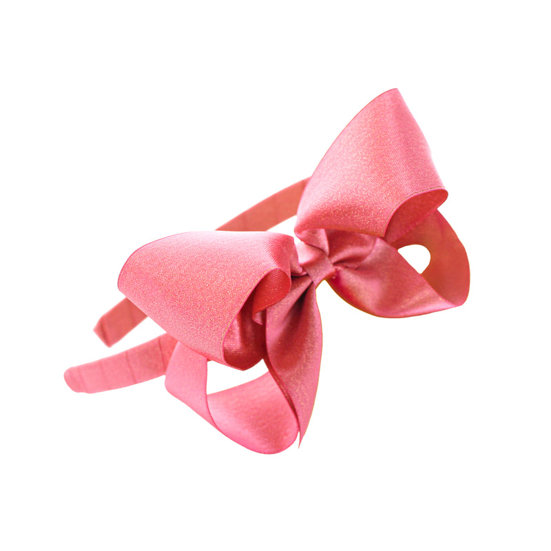 Girls Shimmer Bow Headband