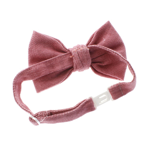 Child Linen Adjustable Pre-Tied Bow Tie