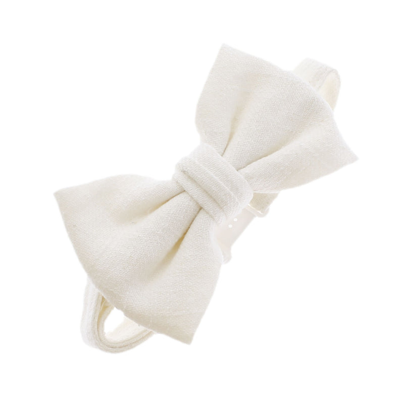 Child Linen Adjustable Pre-Tied Bow Tie