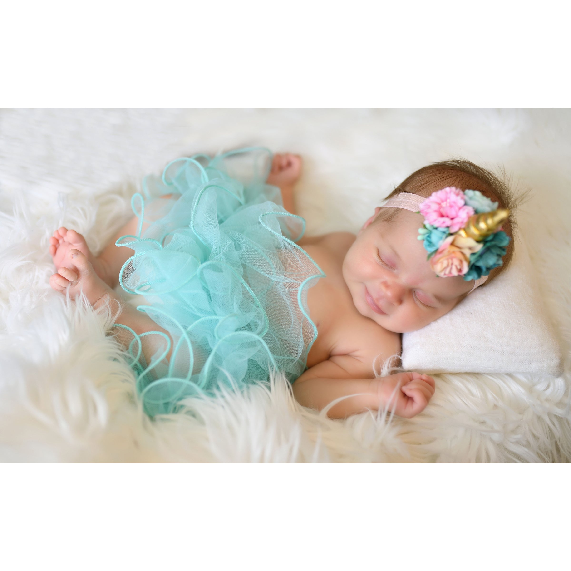 Babyhug Bow Applique Headbands with Floral and Unicorn Prints Pack of 3 - Multicolor main image 1